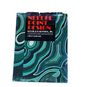 Needlepoint Design By Louis J. Gartner Jr. Hardcover Book With 60+ Color Plates
